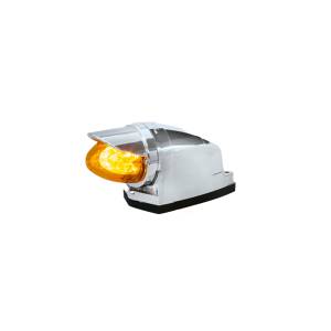 ATM - 1059ACLV - PLAFON ZEPELIN MISIL ATM 6 LEDS AMBAR 16.2 X 7.2 X 6.5 CENTIMETROS BISEL PLASTICO CROMADO 12-24V