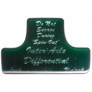UNITED PACIFIC - 21010-1G - CALCA PARA PROTECTOR DE INTERRUPTOR DE DIFERENCIAL VERDE
