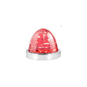 GRAND GENERAL - GRAND GENERAL - 81943GG - PLAFON GRAND GENERAL WATERMELON 18 LEDS ROJO MICA TRANSPARENTE 12V CON BISEL DE ACERO INOXIDABLE - Image 2