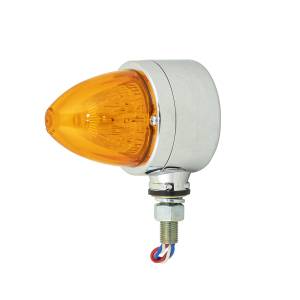 ATM - 1058SA - SEMAFORO MEDIANO SENCILLO LED 10.7 X 8.8 X 7.6 CM 24V AMBAR