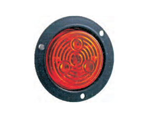GENERICA-PPN1496-LUZ RED 2" CON 3 LEDS CON FLANGE AMBAR