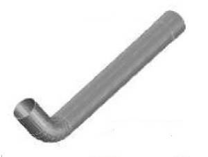 EXFLEX - ECI2613 - CODO ALUMINIZADO 69 GRADOS CASCADIA ID OD CON EXPANSION