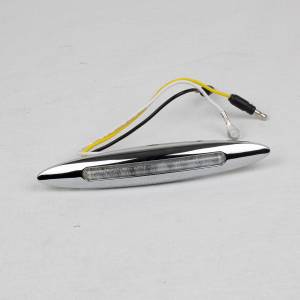 TRUX - TRUX - TLED-FG4CA - PLAFON TRUX DELGADO Y PLANO AMBAR 1" X 6" MICA TRANSPARENTE CON BISEL CROMADO 9 DIODES - Image 3