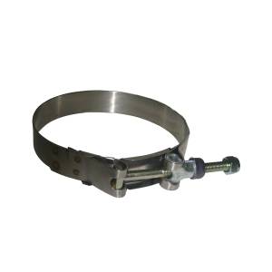 EXFLEX-EAN0140-ABRAZADERA PARA MANGUERA 3 1/2" SIN RESORTE ACERO INOXIDABLE