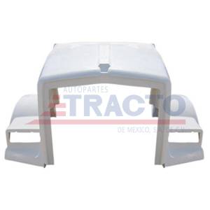 ATM - K0360C-55 - COFRE BASICO KENWORTH T800 CORTO 55" CRISTAL CURVO FIBRA DE VIDRIO