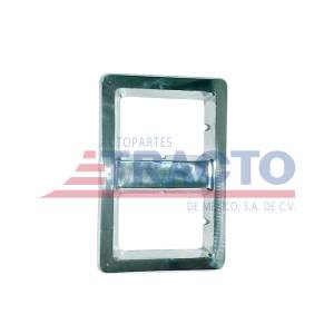 GENERICA-PFN0768-BISEL PARA FARO DINA RECTANGULAR DOBLE DE ALUMINIO