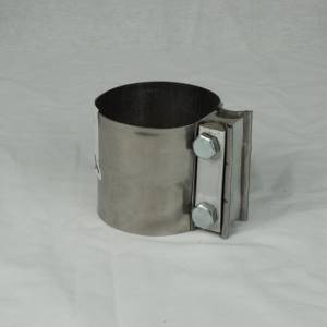 EXFLEX - EXFLEX - EAN1406 - ABRAZADERA DE CINCHO 3" PREFORMADA CON SEPARADOR ACERO INOXIDABLE - Image 1