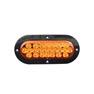 ATM - ATM - 1017AN - PLAFON ATM 24 LEDS AMBAR OVALADA 6 1/4" X 2 1/4" BISEL PLASTICO NEGRO 12-24V - Image 5
