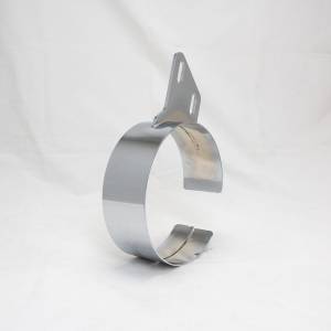 EXFLEX - EXFLEX - ACP700-SC - ABRAZADERA DE CINCHO 7" PETERBILT CON BASE ANGULADA ACERO INOXIDABLE CROMADO - Image 3