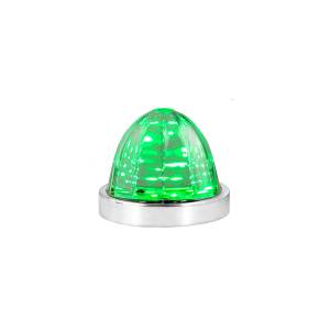 GRAND GENERAL - GRAND GENERAL - 81949GG - PLAFON GRAND GENERAL WATERMELON 18 LEDS VERDE MICA TRANSPARENTE 12V CON BISEL DE ACERO INOXIDABLE - Image 1
