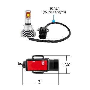UNITED PACIFIC - 36888 - BOMBILLA FARO LED DE ALTA POTENCIA 9005/HB3