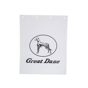 GENERICA-LBI0505-1GD-LODERA LISA BLANCA 24" X 30" GREAT DANE 1 TINTA NEGRA PAR