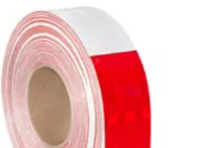 3M - 3M - CAX0151 - BARRICADA 3M 2" ROJO 6"/BLANCO 6" DIAMANTE CAJA CON 1800" - Image 2
