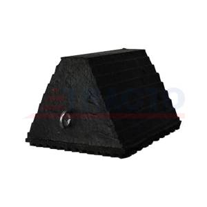 ATM - DACN0995 - TOPE PARA RUEDA 9.5" X 7" PIRAMIDE CON HERRAJE PARA ARGOLLA