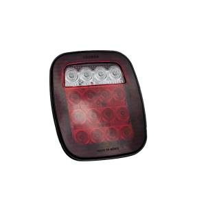 GENERICA-PPN0927-PLAFON 16 LEDS ROJO RECTANGULAR STOP TRASERO 12V