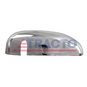 GENERICA-CEN1436-FUNDA PARA CONCHA DE ESPEJO KENWORTH T600B/T800/T300 LADO PASAJERO ACERO CROMADA