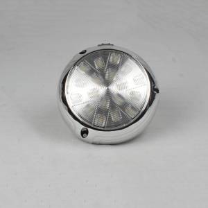 TRUX - TRUX - TLED-ID20 - LUZ INTERIOR TRUX REDONDA PETERBILT 18 LED 6 COLORES BLANCO/AZUL/ROJO/AMBAR/VERDE/MORADO CROMADA 12V - Image 2