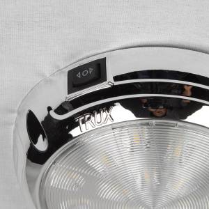 TRUX - TRUX - TLED-ID20 - LUZ INTERIOR TRUX REDONDA PETERBILT 18 LED 6 COLORES BLANCO/AZUL/ROJO/AMBAR/VERDE/MORADO CROMADA 12V - Image 3