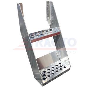 ALTTEC - 5AX0314 - ESCALERA PARA QUINTA RUEDA ALUMINIO PELDAÑOS DE ACERO INOXIDABLE
