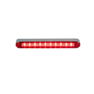 ATM - ATM - 1028A-R - PLAFON BARRA ATM 10 LEDS ROJO 6 1/2" X 3/4" X 3/4" BISEL PLASTICO CROMADO 12-24V - Image 3