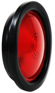 GENERICA-654-R-PLAFON ROJO REDONDO 4" CON GROMET Y CONECTOR