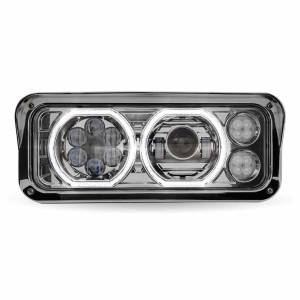 TRUX - TRUX - TLED-H120 - FARO TRUX UNIVERSAL LED CON AUXILIAR ANILLO HALO CROMADA LADO CHOFER - Image 2