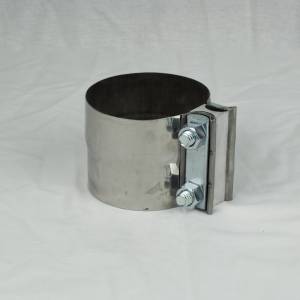 EXFLEX - EXFLEX - EAN1407 - ABRAZADERA DE CINCHO 3 1/2" PREFORMADA CON SEPARADOR ACERO INOXIDABLE - Image 1