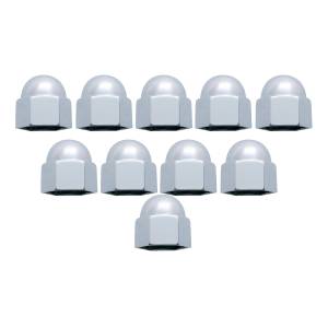 UNITED PACIFIC - 10020-10 - COPA DE TUERCA UNITED PACIFIC ENTRADA 3/4" X 15/16" ALTO HEXAGONAL PUNTA REDONDA PAQUETE 10 CROMADO
