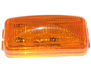 TRUCK LITE-PPI0963-PLAFON S.S. RECTANGULAR SERIE 15 2 LEDS AMBAR