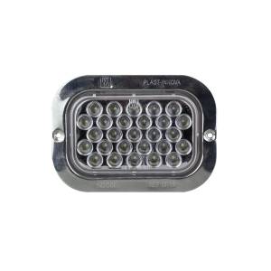 ATM - ATM - 1019B - PLAFON ATM 27 LEDS BLANCO RECTANGULAR 5 1/4" X 3 1/4" BISEL ACERO CROMADO 12-24V - Image 2
