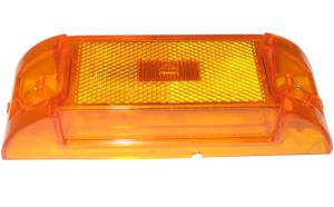 TRUCK LITE - PPI0952 - PLAFON RECTANGULAR CON REFLEJANTE Y 3 LEDS 12V AMBAR