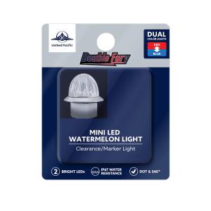 UNITED PACIFIC - UNITED PACIFIC - 39236 - LUZ DOBLE FURY MINI SANDÍA DE 4 LED DE 3/4" CON LENTE TRANSPARENTE (LIQUIDACIÓN/MARCADOR) - LED ROJO Y AZUL - Image 4