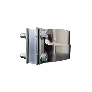 EXFLEX - ATM-BCS-500 - ABRAZADERA DE CINCHO ATM 5" PREFORMADA CON SEPARADOR ACERO INOXIDABLE
