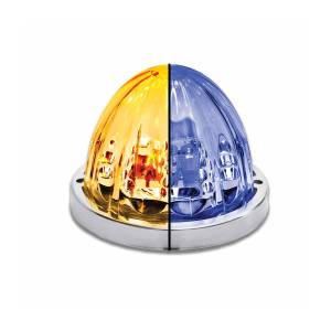TRUX - TRUX - TLED-WTAB - PLAFON TRUX 19 LEDS AMBAR/AZUL WATERMELON 3.18 X 2.56 X 3.18 12V BISEL DE PLASTICO CROMADO ESTRELLA - Image 3