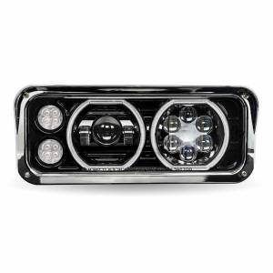 TRUX - TRUX - TLED-H123 - FARO TRUX KENWORTH T600/T800/W900A/W900B/W900L PETERBILT 365/378/379 LEDS HALO NEGRO LADO PASAJERO - Image 4