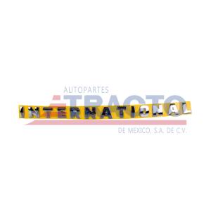 GENERICA-LEN1333-EMBLEMA INTERNATIONAL PARA PUERTA PLASTICO CROMADA PIEZA