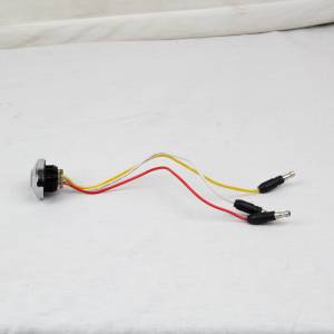 TRUX - TRUX - TLED-BX4AB - PLAFON TRUX OVALADO AMBAR Y AZUL DE 3/4" 2 LED - Image 1