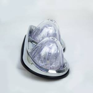 ATM - ATM - ATM-1060DAZ - PLAFON ATM 9 LEDS AZUL MICA CLARA DOBLE REDONDO 20.5 X 10.5 CMS BISEL PLASTICO CROMADO 12-24V - Image 3