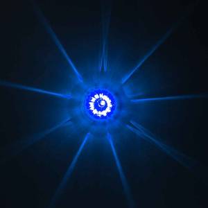 TRUX - TRUX - TLED-WTRB - PLAFON TRUX 19 LEDS ROJO/AZUL WATERMELON 3.18 X 2.56 X 3.18 12V BISEL DE PLASTICO CROMADO ESTRELLA - Image 3