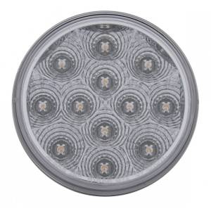 UNITED PACIFIC - 38117B - LUZ REDONDA 4" 12 LEDS ROJO MICA CLARA