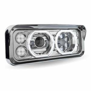 TRUX - TRUX - TLED-H121 - FARO TRUX UNIVERSAL LED CON AUXILIAR ANILLO HALO CROMADA LADO PASAJERO - Image 3
