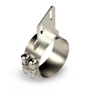 EXFLEX - ACP600-SC - ABRAZADERA DE CINCHO 6" PETERBILT CON BASE ANGULADA ACERO INOXIDABLE CROMADO