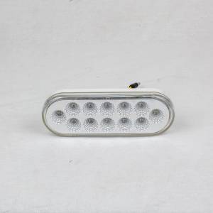 TRUX - TRUX - TLED-OX60RAS - PLAFON TRUX DE ESTROBO OVALADO ROJO Y AMBAR DOBLE FUNCION 12 LEDS - Image 2
