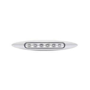 TRUX - TRUX - TLED-6XAP - PLAFON TRUX 6 LEDS AMBAR/MORADO OVALADO DELGADO 6" X 1" BISEL CROMADO - Image 3