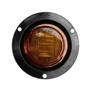TRUCK LITE - 1054A - PLAFON TRUCK-LITE REDONDO 2 1/2" SEÑAL 2 LEDS AMBAR STAT BRIDA