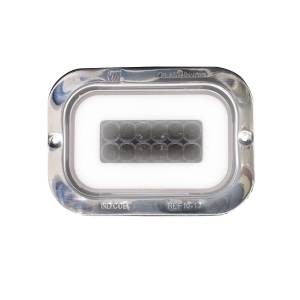 ATM - ATM - 1042B - PLAFON ATM 36 LEDS BLANCO HALO RECTANGULAR 5 1/4" 3 1/4" BISEL ACERO CROMADO 12-24V - Image 3