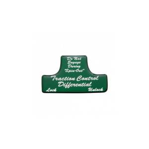 UNITED PACIFIC - 21044-1G - ETIQUETA ENGOMADA DEL PROTECTOR DEL INTERRUPTORDIFERENCIAL DE CONTROL DE TRACCION VERDE