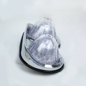 ATM - ATM - ATM-1060DAC - PLAFON ATM 9 LEDS AMBAR MICA CLARA DOBLE REDONDO 20.5 X 10.5 CMS BISEL PLASTICO CROMADO 12-24V - Image 3