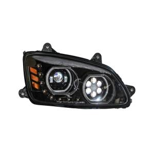 ATM - 20119321 - FARO ATM KENWORTH T660/T370/T460 FONDO NEGRO LEDS LADO PASAJERO