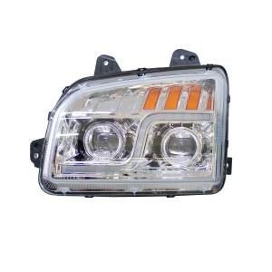 ATM - 20109102 - FARO ATM KENWORTH T880 2013 EN ADELANTE CON LED FONDO CROMADO LADO CHOFER